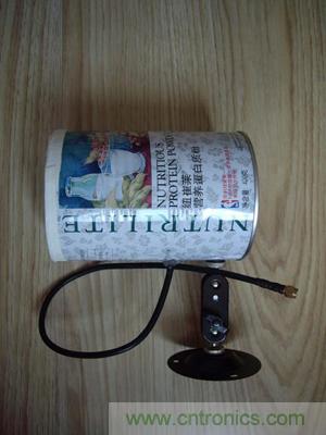 最簡單使用的天線&mdash;&mdash;罐頭天線，可做正饋大鍋饋源！ 