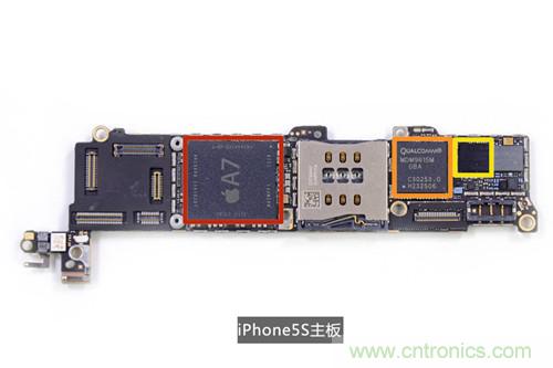 土豪金iPhone 5S拆解：內(nèi)部結(jié)構(gòu)升級，維修難度增加