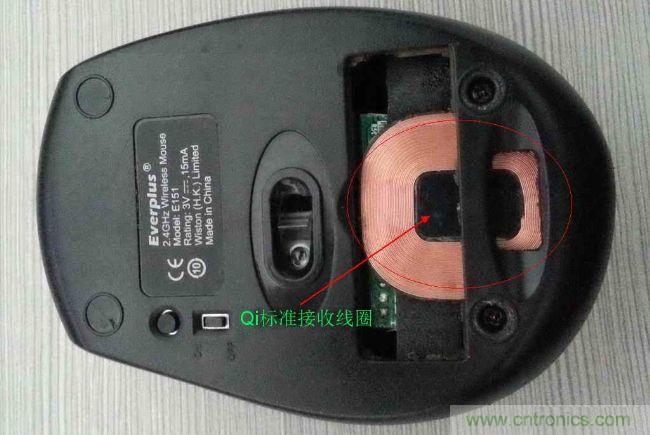 廢物利用，改裝Qi無線充電鼠標