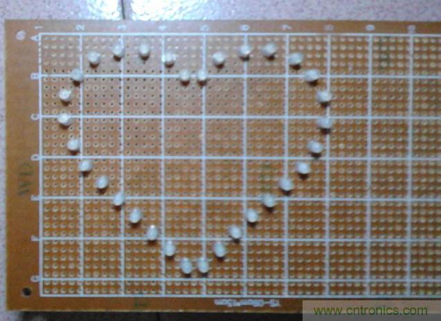 三八節(jié)將至！DIY心形LED流水燈！你們懂的~