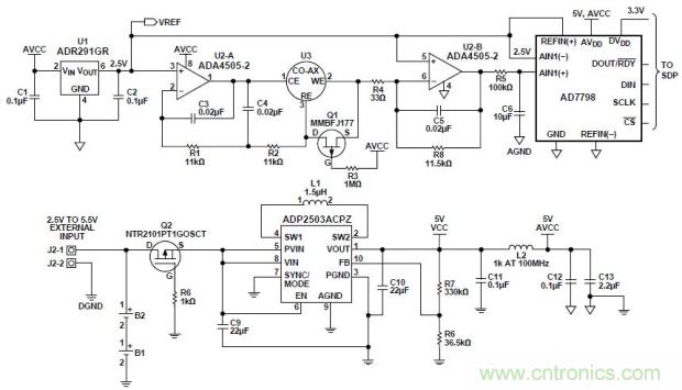 低功耗、單電源的電化學(xué)傳感器有毒氣體探測(cè)器