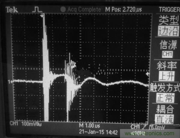 高人指點：反激初級電流波形異常如何解決？