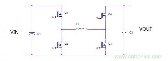 四開(kāi)關(guān)buck-boost的拓?fù)? width=