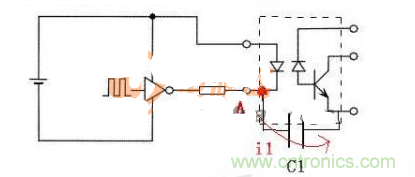 光耦電路中，限流電阻位置有什么影響？