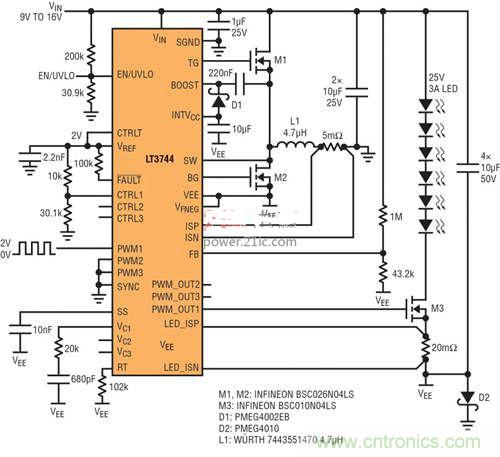 限制功率損耗？把同步降壓LED驅(qū)動器當成升壓轉(zhuǎn)換器行不行？