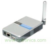 圖1：Linksys WPS54G打印服務(wù)器。