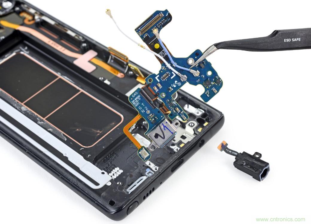 三星Note 8拆解，模塊化+分離式設(shè)計(jì)成趨勢？