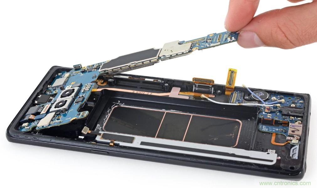 三星Note 8拆解，模塊化+分離式設(shè)計(jì)成趨勢？
