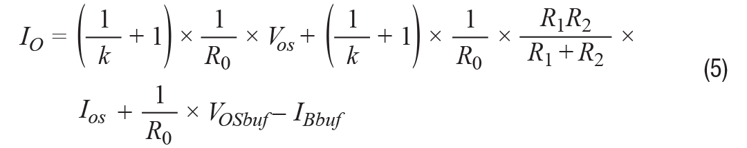 高精度、快速建立的大電流源