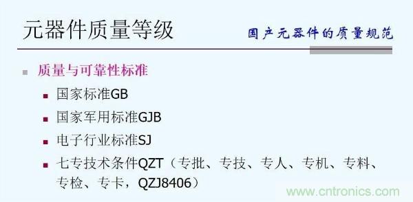 元器件應(yīng)用可靠性如何保證，都要學(xué)習(xí)航天經(jīng)驗嗎？