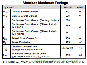 看懂MOSFET數(shù)據(jù)表，第3部分&mdash;連續(xù)電流額定值