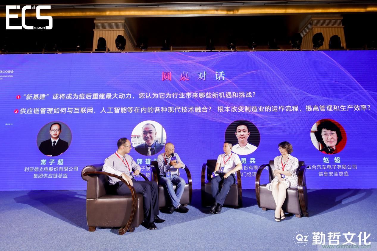 【ECS 2020】第二屆中國電子通信與半導體CIO峰會圓滿落幕！