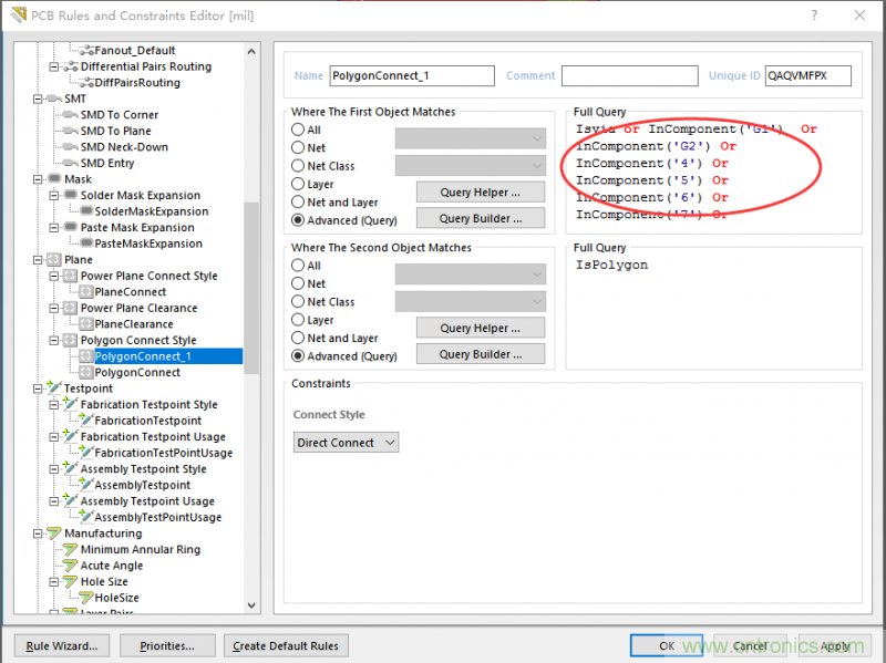 如何引腳接地十字焊盤，過孔完全接地?