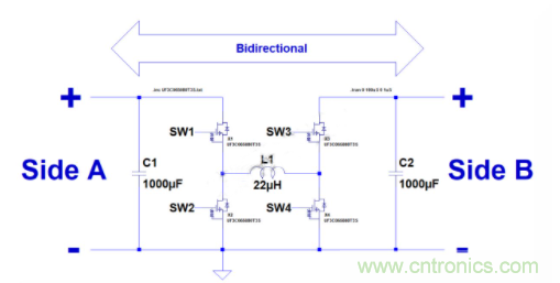 如何用碳化硅MOSFET設(shè)計雙向降壓-升壓轉(zhuǎn)換器？