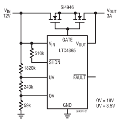 為敏感電路提供過壓及電源反接保護(hù)！