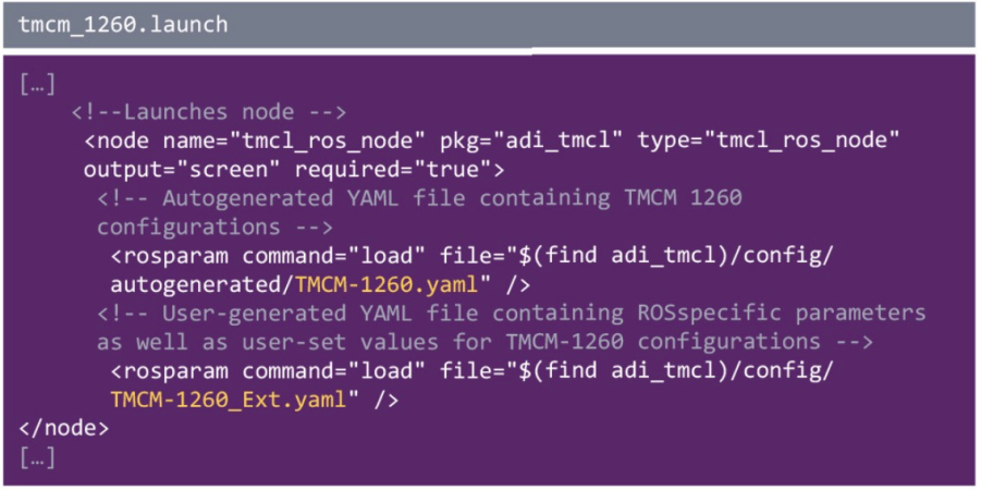 使用ROS1驅(qū)動程序來操控ADI Trinamic電機控制器 使用ROS1驅(qū)動程序來操控ADI Trinamic電機控制器