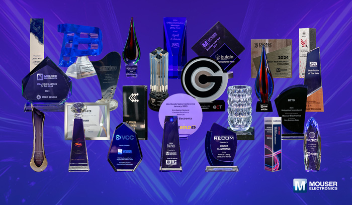再創(chuàng)佳績(jī)！貿(mào)澤電子2024年狂攬全球制造商25+項(xiàng)頂尖代理大獎(jiǎng)