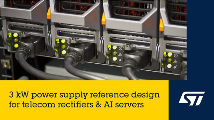 意法半導(dǎo)體碳化硅數(shù)位電源解決方案被肯微科技采用于服務(wù)器電源供應(yīng)器設(shè)計(jì)及應(yīng)用 意法半導(dǎo)體碳化硅數(shù)位電源解決方案被肯微科技采用于服務(wù)器電源供應(yīng)器設(shè)計(jì)及應(yīng)用