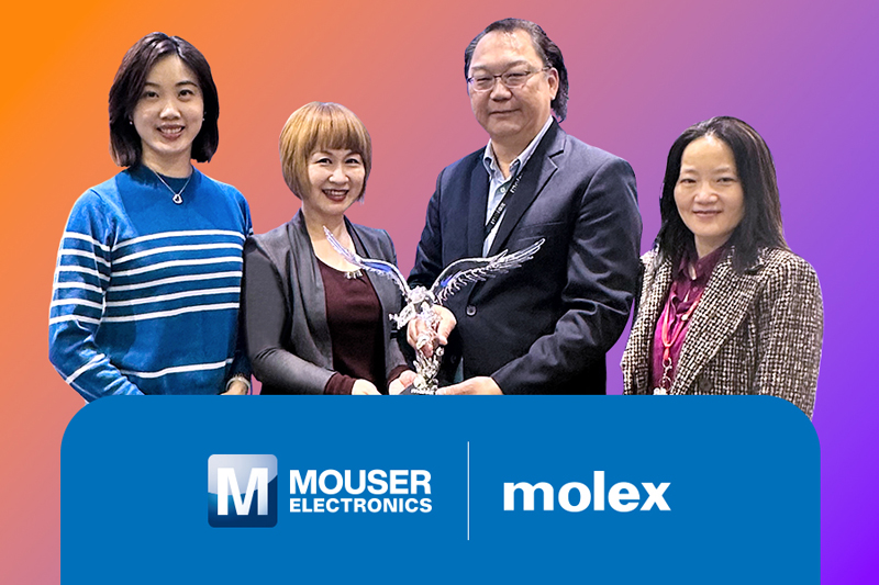 七連冠！貿(mào)澤電子蟬聯(lián)Molex亞太區(qū)年度電子目錄代理商大獎